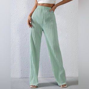 Green leg pants!